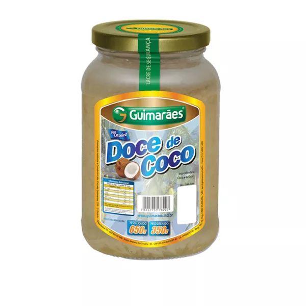 Doce De Coco Em Calda 650g