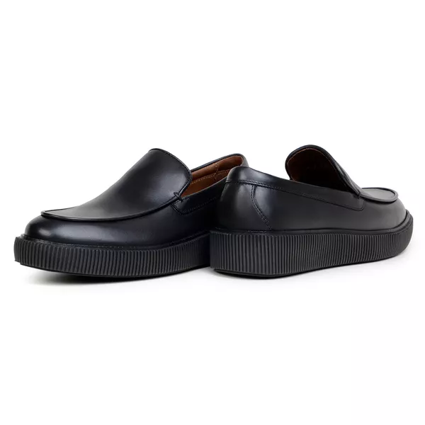 Sapato Masculino Mocassim Loafer Oslo Preto | SOPRAFFINO