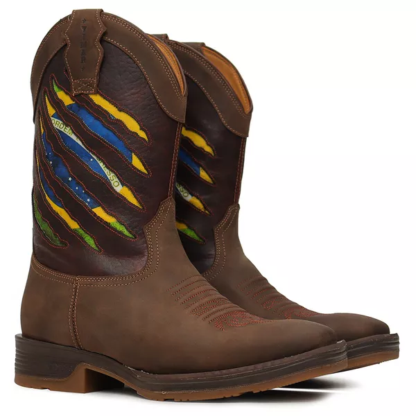 Workboot Brasilian Patriot Vimar Boots 81295 Crazy Horse Café