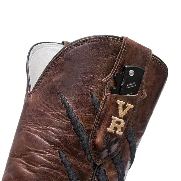 Western Boot TXS Welt Vimar Boots 81300 Dallas Brown + Canivete