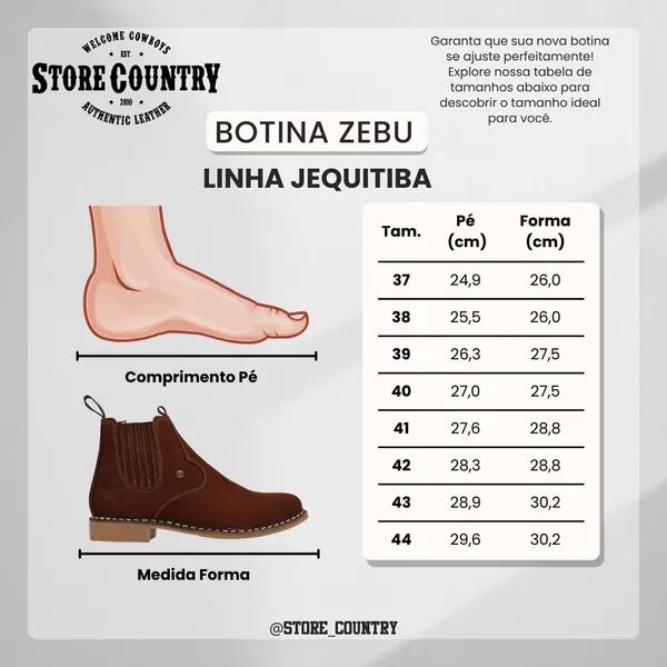 Botina Vira Francesa Zebu Original 64010 Gran Nobuck Terra | Store