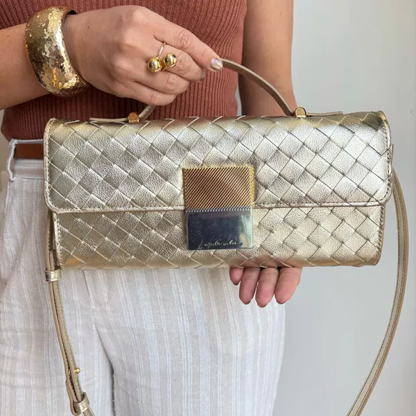 BOLSA OURO LIGHT LUIZA BARCELOS