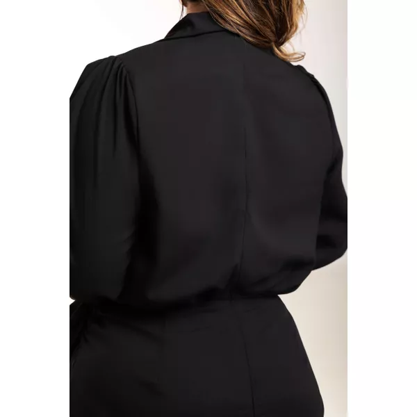 Vestido Eliza Black | Tamtaum Plus Size Fashion