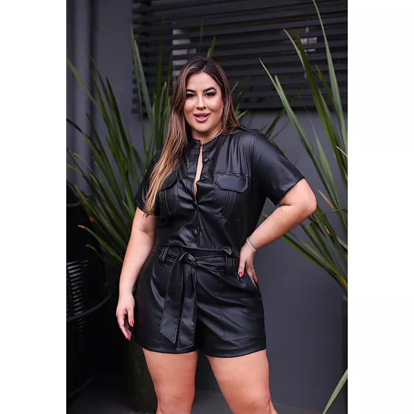 Jaqueta Ágata black | TAMTAUM PLUS SIZE FASHION
