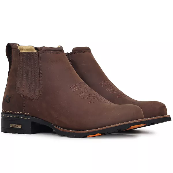 Botina Roper Zebu Original 58020 Mustang Graxo | TEXASKING | Botas