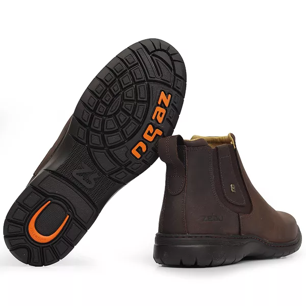 Botina Gel Flex Zebu Original 74060 Mustang Graxo | TEXASKING