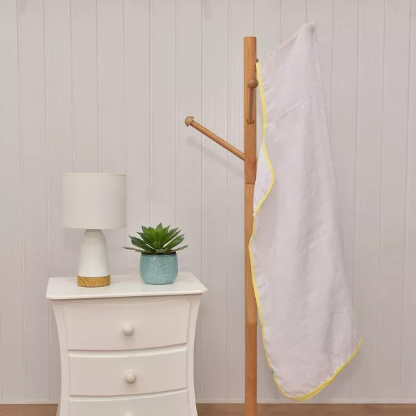 Toalha Bebê Fralda Com Capuz Amarelo