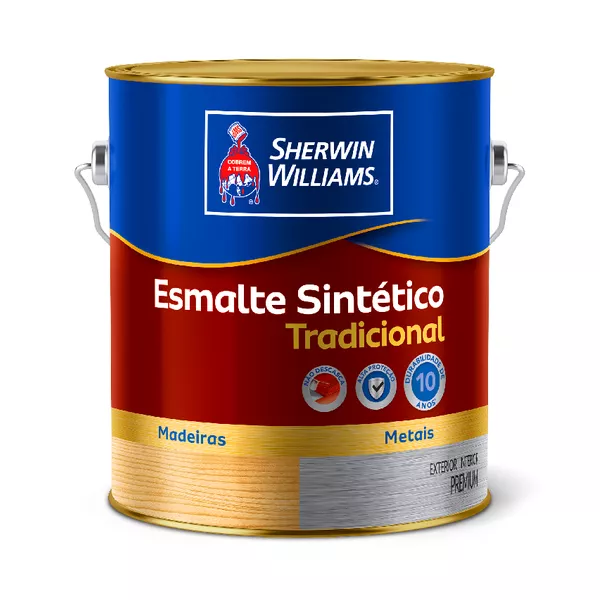SHERWIN WILLIAMS ESMALTE SINTÉTICO BASE Z ALTO BRILHO 3,2LT