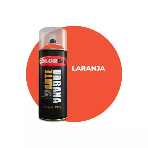 SW SPRAY ARTE URBANA LARANJA 400ML