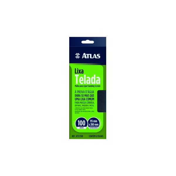 ATLAS LIXA TELADA 115x280MM 100 | TINTAS PALMARES