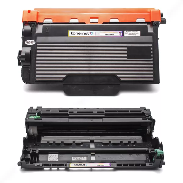 Kit Toner TN3470 TN3472 + Cilindro DR3470 DR880 L5652 L5902 L6702