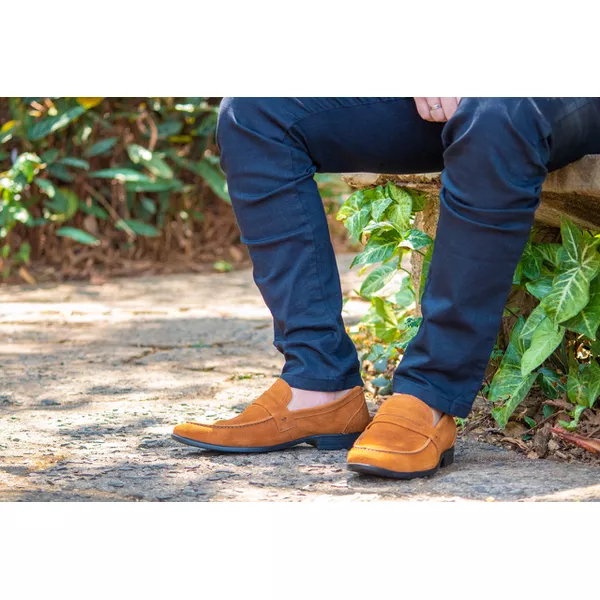 Sapato Mocassim Casual Masculino Azul Castor | Top Franca Shoes