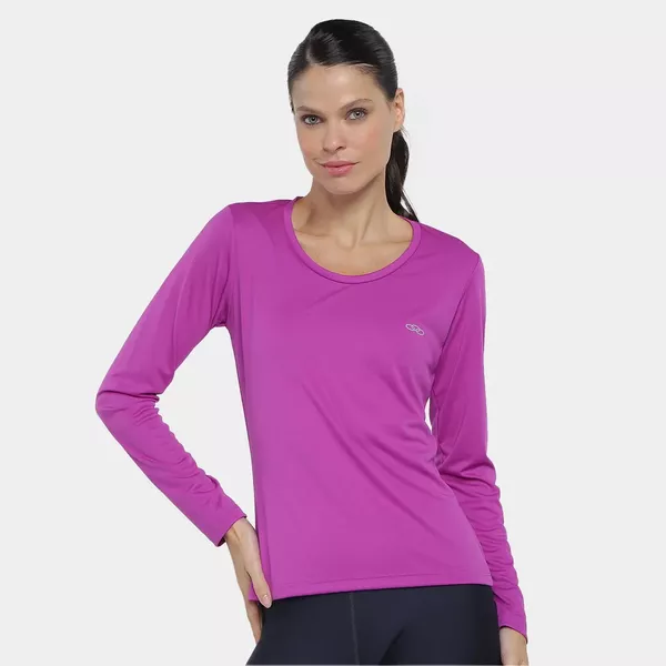 CAMISETA MANGA LONGA OLYMPIKUS ESSENTIAL FEMININA 