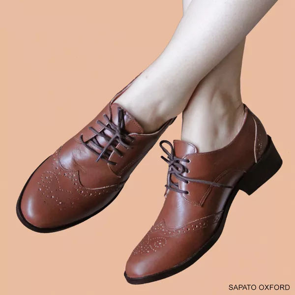 SAPATO OXFORD CARAMELO