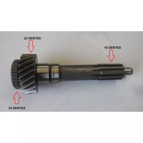 Eixo piloto 22 dentes F1000 e F4000 1991 a 1996 com cambio Clark CL2615B, CL2615C e FS2305B 5 marchas numero Eaton 3316682 - 9115