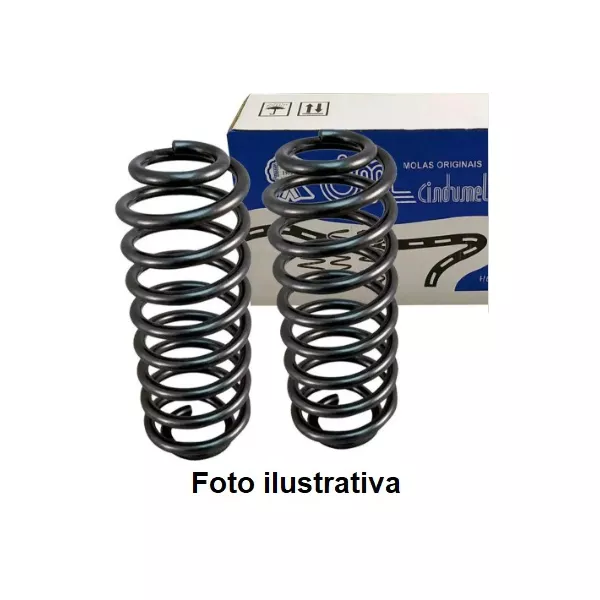 Par de molas suspensão dianteira Caravan e Opala 4 cilindros 1980 a 1992 - CIN280 similar a ECHE36