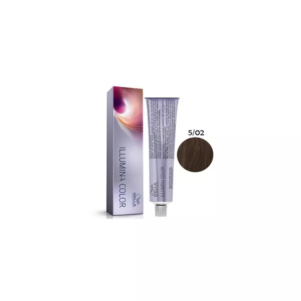Wella Illumina Color 5-02 Castanho Claro Natural Mate 60g