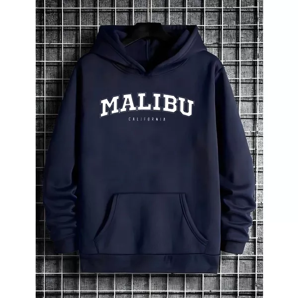 Moletom Franshoes Casual Malibu Azul Marinho