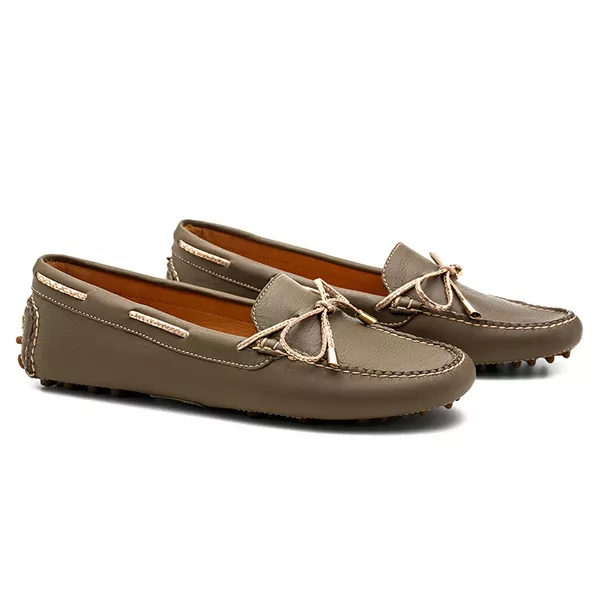 Mocassim Driver Feminino Oliva | Veromoc