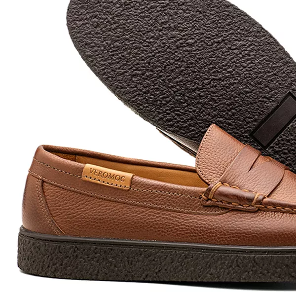 Mocassim Slip On Conhaque | Veromoc