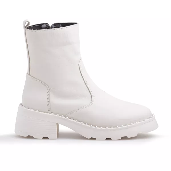 Coturno Arizona Prescott Off White - VIA MISS | Calçados Femininos