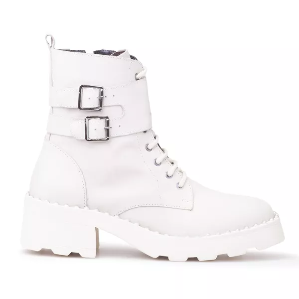 Coturno Arizona Phoenix Off White - VIA MISS | Calçados Femininos
