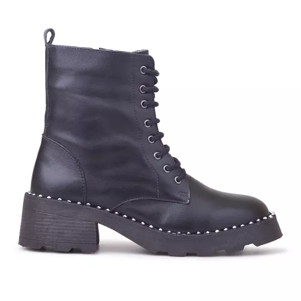 Coturno Arizona Bisbee Preto - VIA MISS | Calçados Femininos