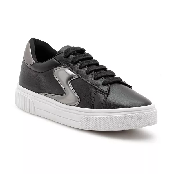 Tênis Miss Flake Preto - VIA MISS | Calçados Femininos