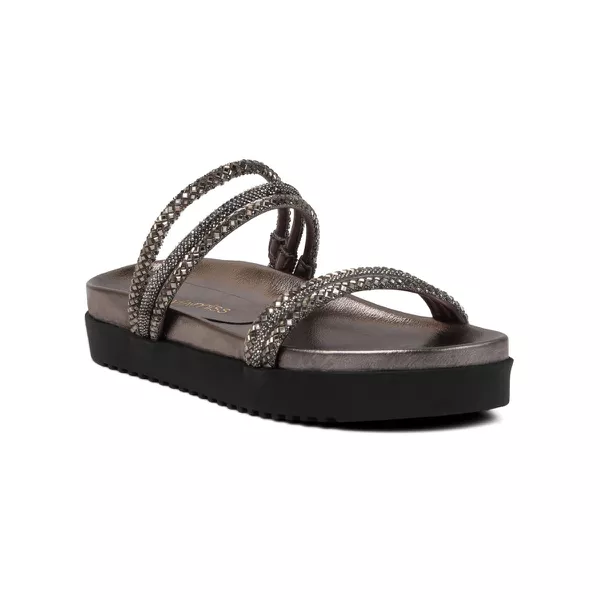 Birken Kawai Prata Velho - VIA MISS | Calçados Femininos