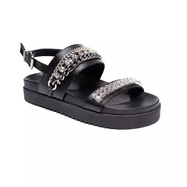 Birken Bahamas Preto - VIA MISS | Calçados Femininos