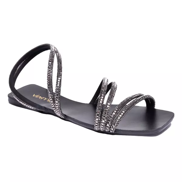 Sandália Rasteira Dubai Preto