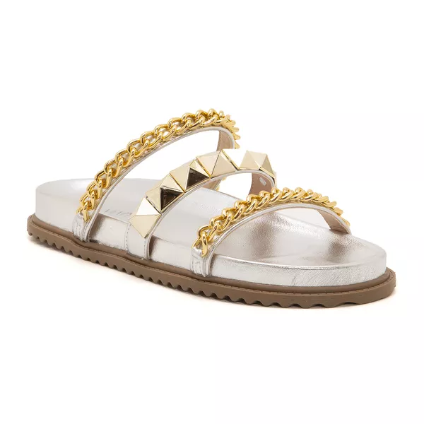 Birken Monolia Prata - VIA MISS | Calçados Femininos