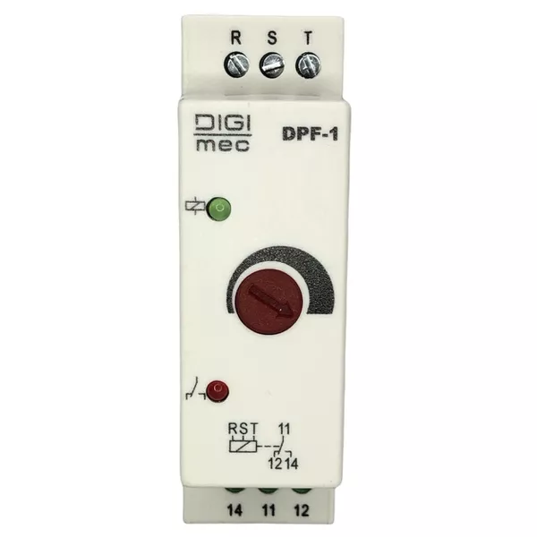 Rele Falta De Fase 220-380Vca 50-60Hz S/ Neutro Digimec DPF1 | MAQPART