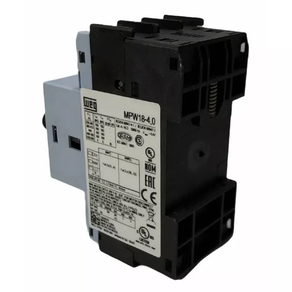 Disjuntor Motor 18a Weg Mpw18-3-u004 Faixa Ajustavel 2,5-4a | MAQPART