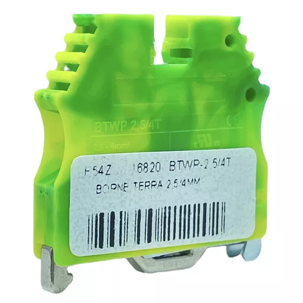Borne Sak Conector 2,5mm Terra Verde/amarelo Weg Btwp-2,5/4t | MAQPART