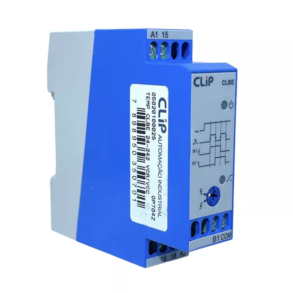 Rele Temporizador Biestavel Digital 24-242Vca/Vcc Clip CLBE | MAQPART