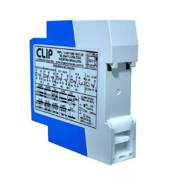 Rele Temporizador Biestavel Digital 24-242Vca/Vcc Clip CLBE | MAQPART