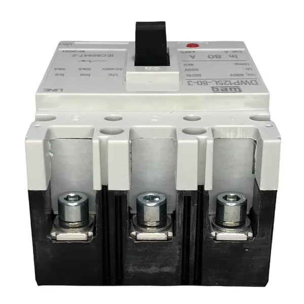 Disjuntor Caixa Moldada 80A Weg DWP125L-80-3 (20KA 38/4150V) | MAQPART
