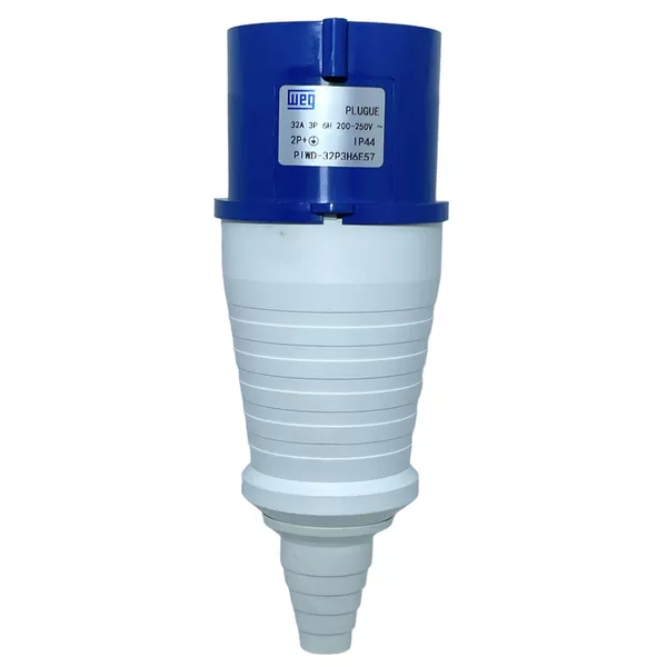 Plugue Industrial 2P+T 32A 6Horas Azul 220-240V Standard 14684568