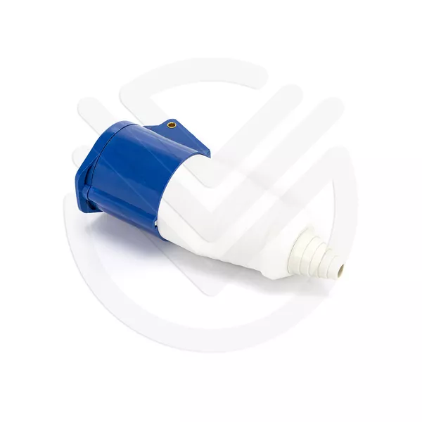Plugue Fêmea Industrial Weg 2p+t 16a 6horas Azul 220-250v | MAQPART