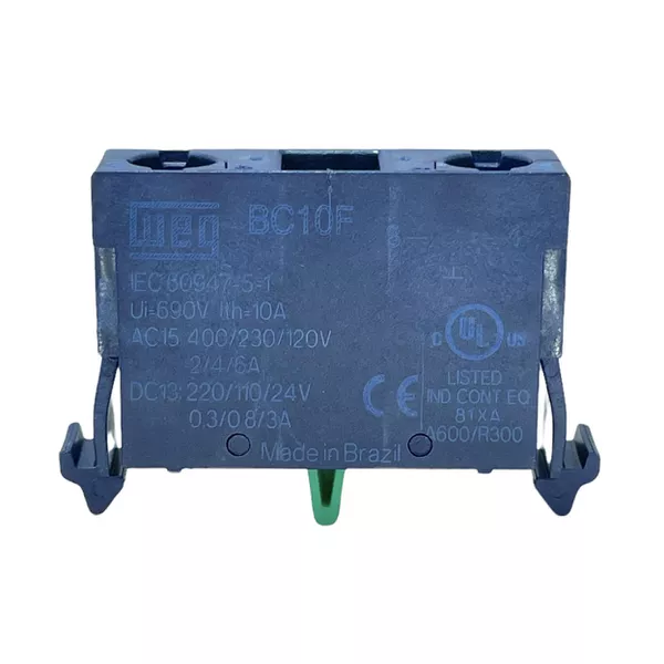Bloco De Contato 1NA P/ Botão Weg BC10F-CSW LINHA F 12891184 | MAQPART