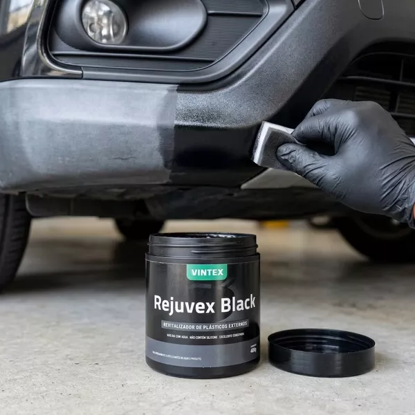REVITALIZADOR DE PLÁSTICOS EXTERNOS ESCUROS REJUVEX BLACK 400G