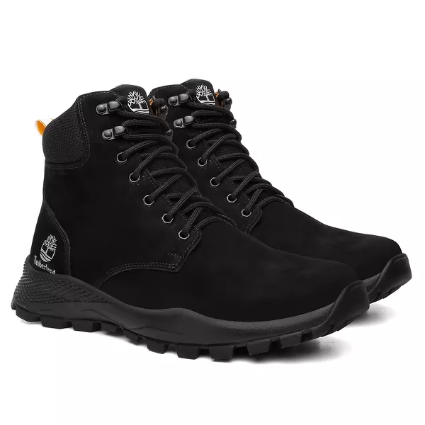 Coturno Adventure Masculino Couro Solado Reciclado Outdoor Preto