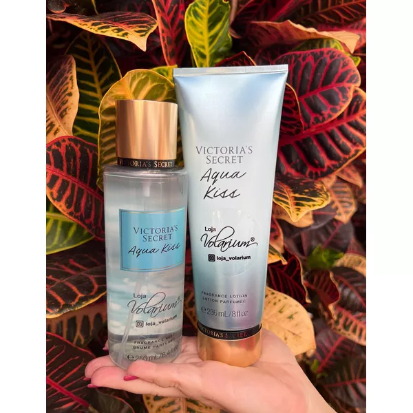 VICTORIA SECRETS AQUA KISS CREME E COLONIA BODY SPLASH | LOJA VOLARIUM