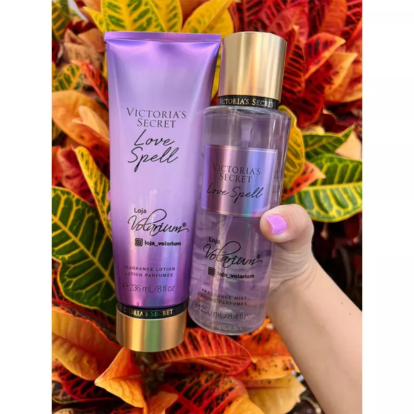 KIT LOVE SPELL VICTORIA SECRET CREME E COLONIA BODY SPLASH