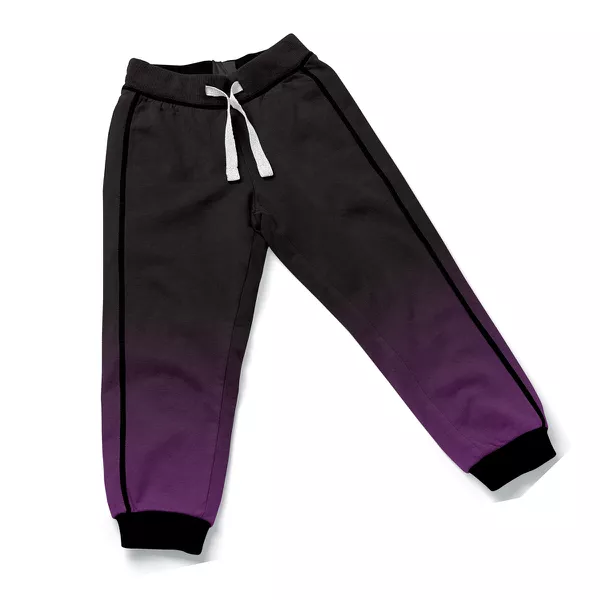 Calça Moletom Infantil Felpada Algodão Macia Quentinha Wandinha Preto