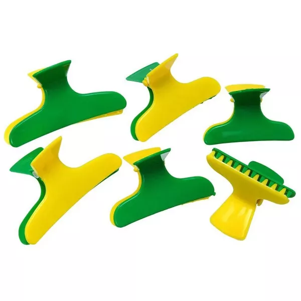 Piranha Plástica Verde e Amarelo Copa Brasil com 6 Unidades de 3 Tamanhos Diferentes - SANTA CLARA