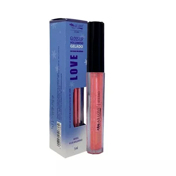 Gloss Lip Volumoso Gelado Max Love Cor 103 