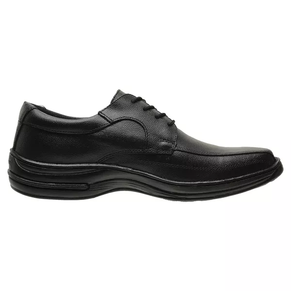 Sapato Social Confort Masculino Com Cadarço Preto