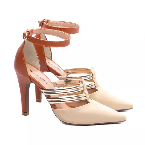 Sapato Scarpin Caramelo